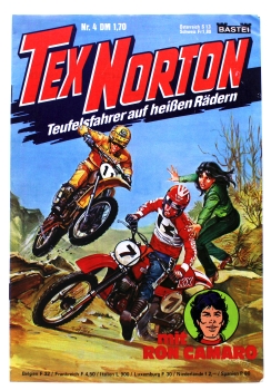 Tex Norton - Teufelsfahrer auf heißen Rädern Comic Nr 4: Die Moto-Cross-Gangster von Bastei